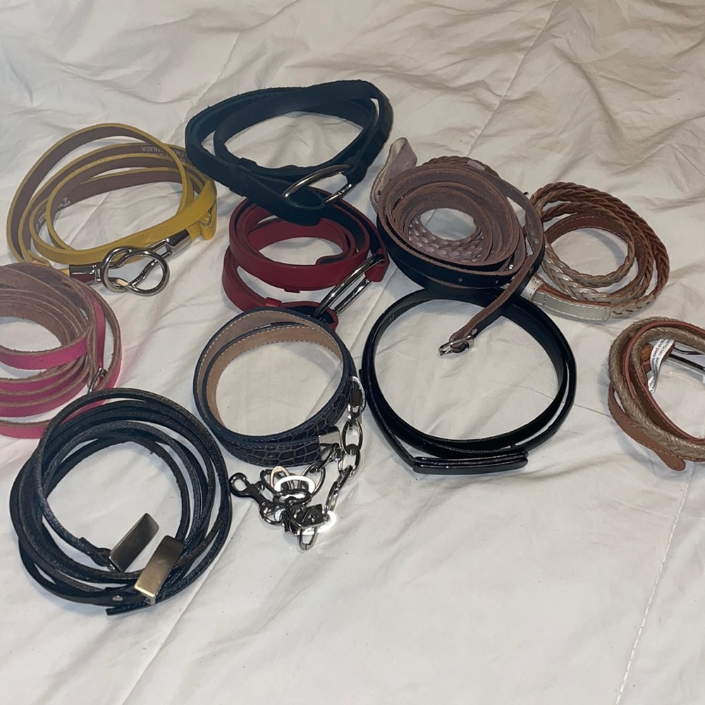 12 belts for $40